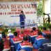 K.H. Hasan Makarim yang memimpin doa bersama mengawali pit stop unit LOC's grup, FOC I, & SRU. (ISTIMEWA)