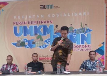 Anggota Komisi VI DPR RI Fraksi PDI Perjuangan Daerah Pemilihan Jawa Tengah VIII, Adisatrya Suryo Sulisto saat memaparkan kinerja PT Adhi Karya. (Istimewa)