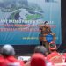 Anggota Komisi VI DPR RI Fraksi PDI Perjuangan, Adisatrya Suryo Sulisto saat sosialisasi yang mengusung tema ”BUMN Karya Memberikan Kontribusi terhadap Pembangunan IKN” di salah satu hotel di Cilacap. (ISTIMEWA)