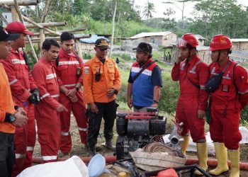 Kilang Cilacap kerahkan tiga Unit Pompa Air untuk mendukung evakuasi penambang Emas di Banyumas. (ISTIMEWA)