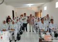 Pejabat Pembuat Komitmen, Purwanto dari Tim Verifikator Pogram Kecakapan Kerja (PKK) Direktorat Kursus dan Pelatihan, Ditjen Pendidikan Vokasi Kementerian Pendidikan, Kebudayaan, Riset, dan Teknologi (Kemendikbudristek) RI, mengunjungi Lembaga Kursus dan Pelatihan (LKP) Citra, Cilacap. (ISTIMEWA)