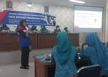 Pertamina Lubricants PUC menggelar seminar "Aksi Mitigasi Perubahan Iklim" di gedung Sumekar Cilacap, Kamis (30/11/2023). (Wagino/CILACAPMEDIA)