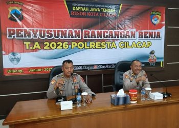 Polresta Cilacap menggelar rapat penyusunan Rencana Renja TA 2026. (ISTIMEWA)