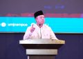 Menteri Nusron saat menghadiri acara Pengkajian Ramadan 1446 H, di Auditorium Universitas Muhammadiyah Jakarta, Tangerang Selatan. (ISTIMEWA)