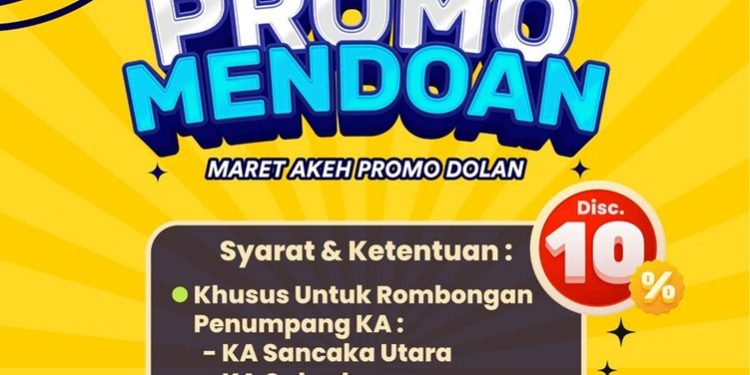 Promo Spesial Mendoan Diskon 10%.