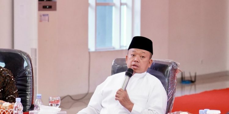 Menteri ATR/BPN, Nusron Wahid, melakukan pertemuan sebagai bentuk jalinan kerja sama dengan seluruh kepala daerah yang ada di Provinsi Sulteng. (ISTIMEWA)