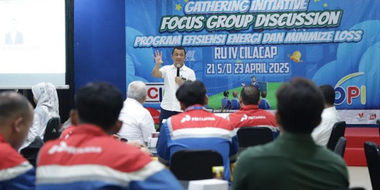 PT Kilang Pertamina Internasional (KPI) Refinery Unit (RU) IV Cilacap menyelenggarakan kegiatan Focus Group Discussion (FGD) yang bertajuk Program Efisiensi Energi & Minimize Loss. (ISTIMEWA)