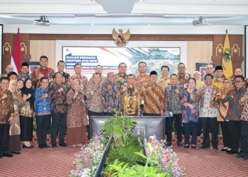 Menteri Nusron usai dialog bersama kepala daerah se-Jawa Tengah di Semarang pada Kamis (17/04/2025). (ISTIMEWA)