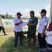 PLH Kepala Satpol PP Cilacap memberikan penjelasan terkait surat pemeberitahuan pemenuhan kewajiban kepada pengelola tambak di Kecamatan Binangun. (ISTIMEWA)