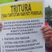Buruh Cilacap menyampaikan tiga tuntutan rakyat pekerja (Tritura) dalam aksi damai peringatan Hari Buruh Internasional di alun-alun Cilacap, Kamis (1/5/2025). (Wagino/CILACAPMEDIA)