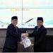 Kementerian ATR/BPN menggelar serah terima jabatan (Sertijab) Sekretaris Jenderal (Sekjen) pada Kamis (15/05/2025), di Kantor Kementerian ATR/BPN, Jakarta. (FOTO : ISTIMEWA)