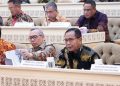 Sekjen Kementerian ATR/BPN, Pudji Prasetijanto Hadi saat Rapat Kerja bersama Komisi II Dewan Perwakilan Rakyat Republik Indonesia  (DPR RI), Senin (19/05/2025). (FOTO : ISTIMEWA)