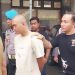 Wahyu Christian alias Rafael, pelaku penganiayaan terhadap driver ojol usai ditangkap polisi pada awal Februari 2025. (CILACAPMEDIA/Wagino)