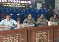 Kabag Ops Polresta Cilacap, Kompol Totok Nuryanto, saat gelar tersangka dan barang bukti di Mapolresta Cilacap, Rabu (28/5/2025).