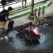 Sepeda motor Honda CB 100 hangus terbakar di sebelah selatan lampu merah air mancur Kroya. (FOTO : ISTIMEWA)