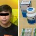 DN (33) tersangka pengedar obat keras berbahaya usai ditangkap Satnarkoba Polresta Cilacap. (FOTO : ISTIMEWA)