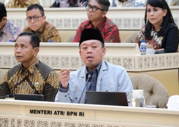 Menteri ATR/BPN), Nusron Wahid, menjawab isu jual-beli pulau yang jadi perbincangan di masyarakat belakangan ini. (FOTO :ISTIMEWA)