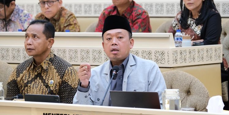 Menteri ATR/BPN), Nusron Wahid, menjawab isu jual-beli pulau yang jadi perbincangan di masyarakat belakangan ini. (FOTO :ISTIMEWA)