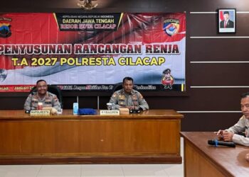 Polresta Cilacap melaksanakan rapat Analisa dan Evaluasi (Anev) Akuntabilitas Kinerja Instansi Pemerintah (AKIP) serta Forum Konsultasi Publik (FKP) yang melibatkan berbagai pemangku kepentingan. (ISTIMEWA)
